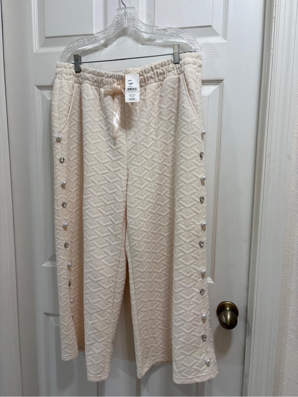 NWT Simply Southern XXL Cream Ivory Casual pants